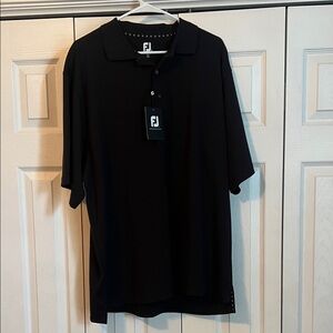 FootJoy Men's Classic Black Polo